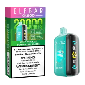 elfbar 20000 green apple ice
