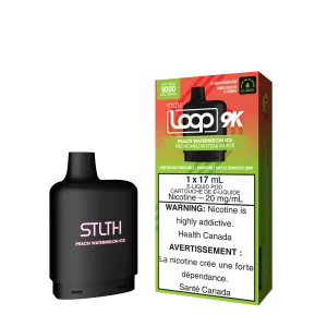 STLTH LOOP 9K Pod Pack – peach watermelon ice