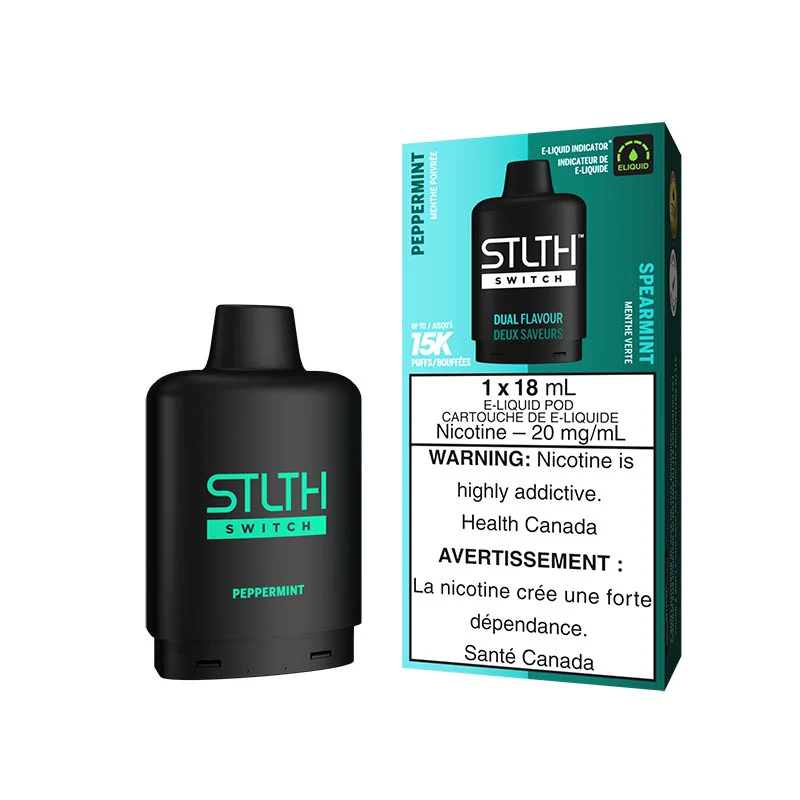 Stlth loop switch 15k peppermint - spearmint - Vape Wôlinak