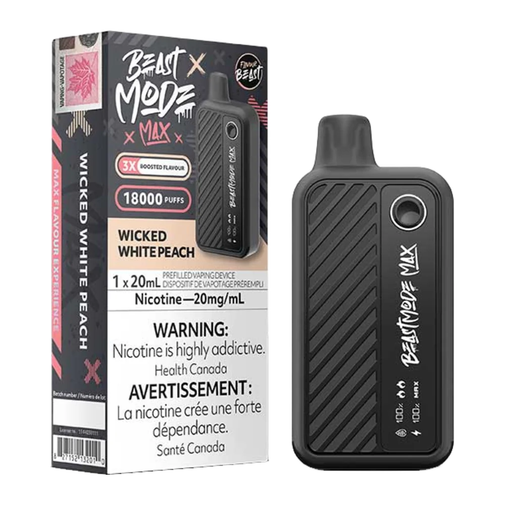 flavour beast mode max wicked white peach flavour beast mode max wicked white peach