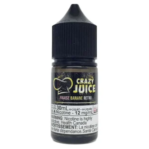 Crazy juice strawberry banana retro Salt 30ml