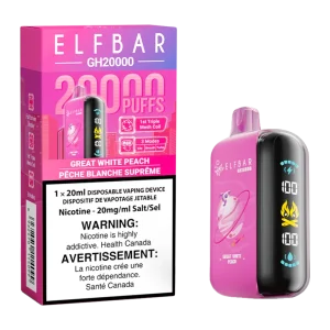 elfbar 20000 great white peach