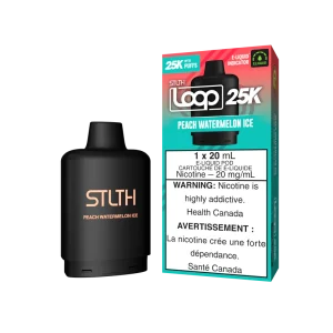 Stlth Loop 25k peach watermelon ice
