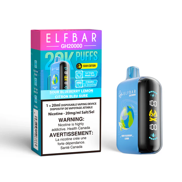 Elfbar 20000 sour blueberry lemon Elfbar 20000 sour blueberry lemon