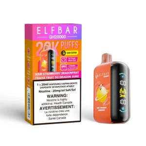 Elfbar 20000 sour strawberry dragonfruit