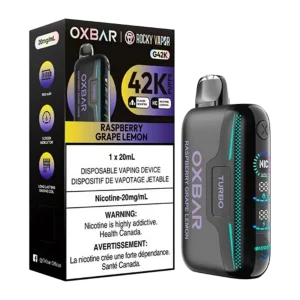 Oxbar 42k Raspberry Grape Lemon