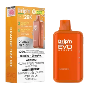 drip'n evo 28k orange sparkle ice