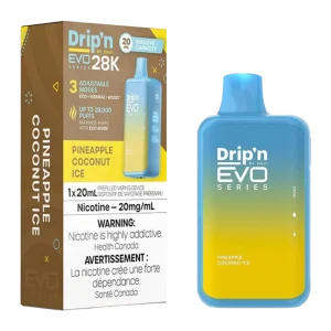 Drip’n evo 28k pineapple coconut ice Drip’n evo 28k pineapple coconut ice