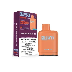 Drip'n Level X Boost G2 25k Peach Blue Razz Ice