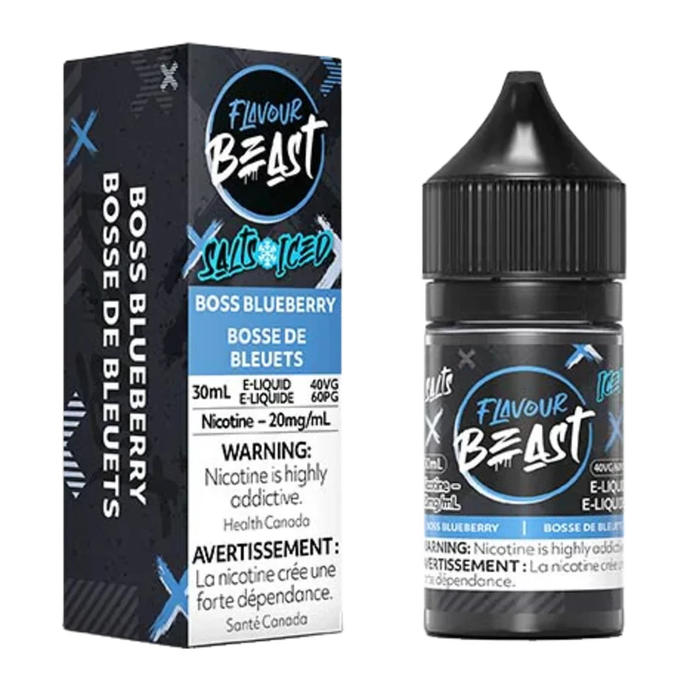 Flavour Beast boss blueberry Salt 30ml Flavour Beast boss blueberry Salt 30ml