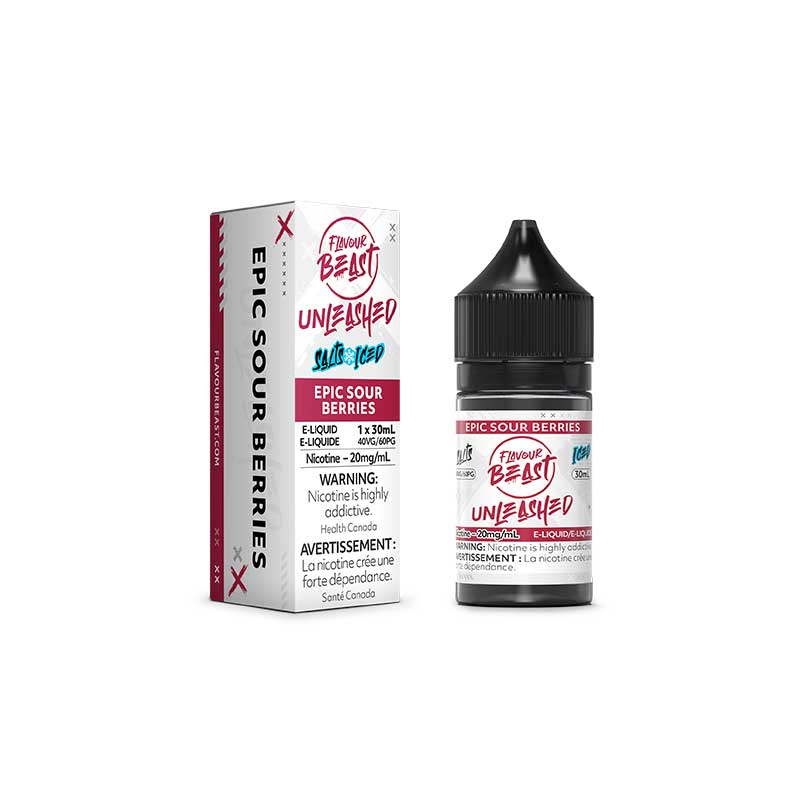 Flavour Beast Unleashed Epic Sour Berries Salt 30ml Flavour Beast Unleashed Epic Sour Berries Salt 30ml