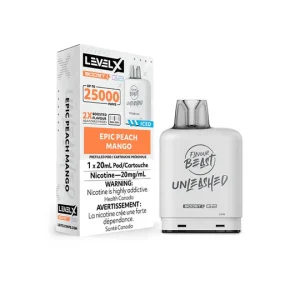 flavour beast level x boost 25k g2 epic peach mango ice