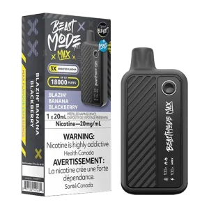 Flavour beast mode max blazin' banana blackberry ice