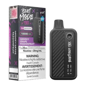 flavour beast modz max groovy grape passion fruit ice