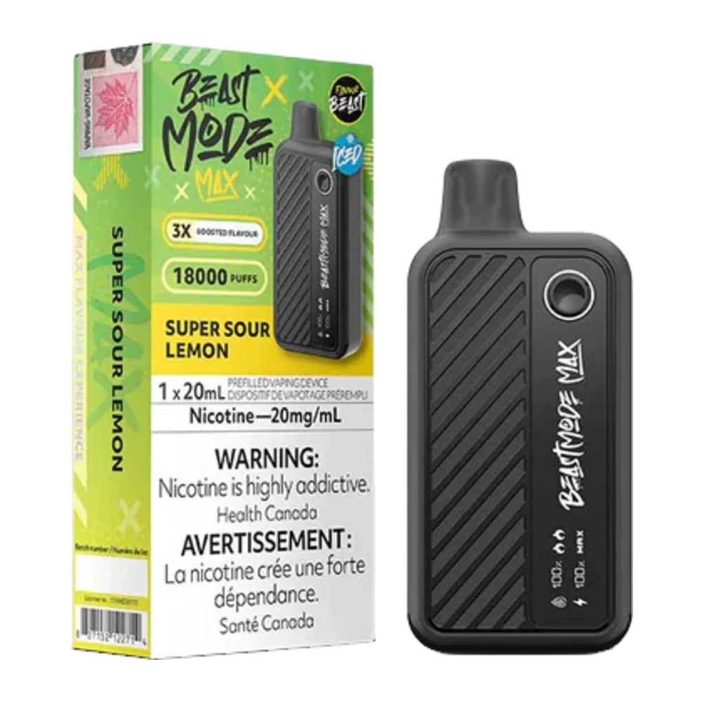 Flavour beast modz max super sour lemon ice Flavour beast modz max super sour lemon ice
