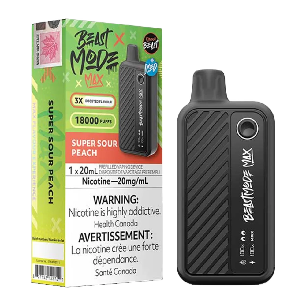 Flavour beast modz max super sour peach ice Flavour beast modz max super sour peach ice