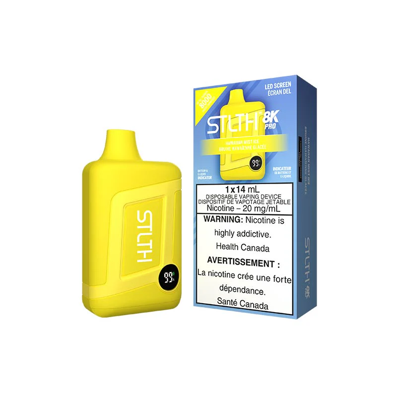 Coffrets 5pcs STLTH 8K PRO hawaiian mist Ice 20mg Coffrets 5pcs STLTH 8K PRO hawaiian mist Ice 20mg