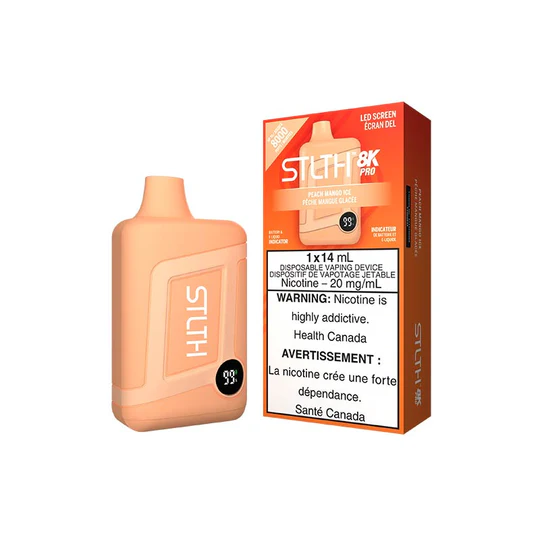 STLTH 8K PRO peach mango Ice STLTH 8K PRO peach mango Ice