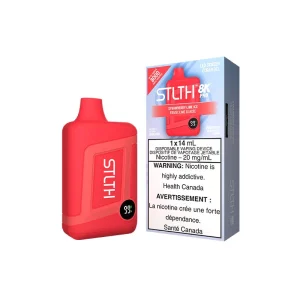 Coffrets 5pcs STLTH 8K PRO strawberry lime glace 20mg Coffrets 5pcs STLTH 8K PRO strawberry lime glace 20mg