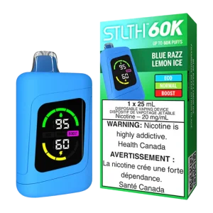 Stlth 60k blue razz lemon ice
