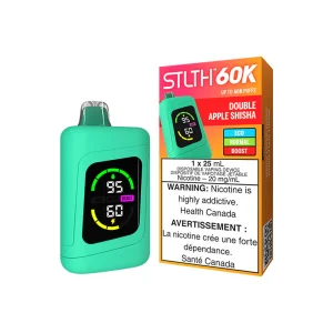 Stlth 60k double apple shisha