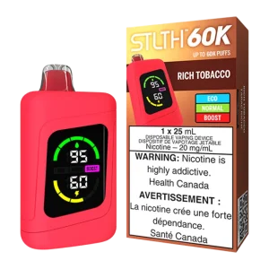 Stlth 60k rich tobacco