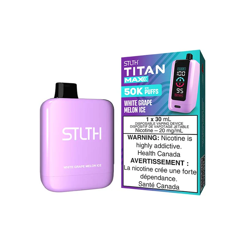Stlth Titan Max White Grape Melon ice Stlth Titan Max White Grape Melon ice