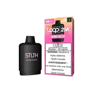 Stlth Loop 25k coconut razz ice