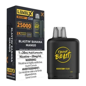 flavour beast Level X Boost 25k g2 blastin' banana mango