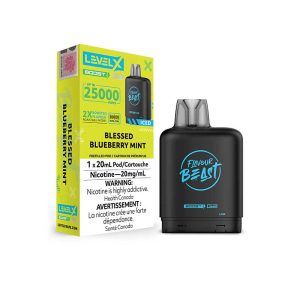 flavour beast Level X Boost 25k g2 blessed blueberry mint ice