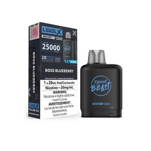 flavour beast Level X Boost 25k g2 boss blueberry ice