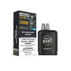 flavour beast Level X Boost 25k g2 hip honeydew mango ice