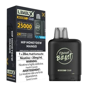 flavour beast Level X Boost 25k g2 hip honeydew mango ice