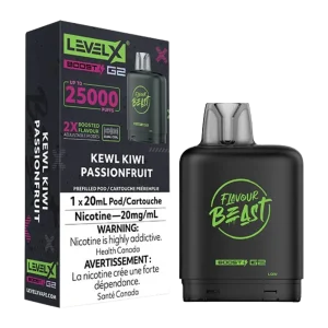 flavour beast Level X Boost 25k g2 kewl kiwi passion fruit