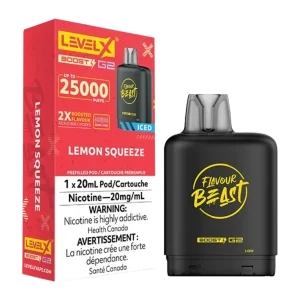 flavour beast Level X Boost 25k g2 lemon squeeze ice