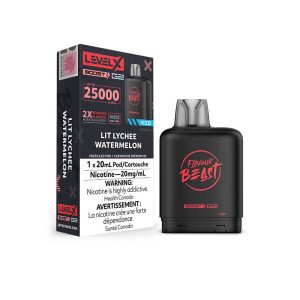 flavour beast Level X Boost 25k g2 lit lychee watermelon ice