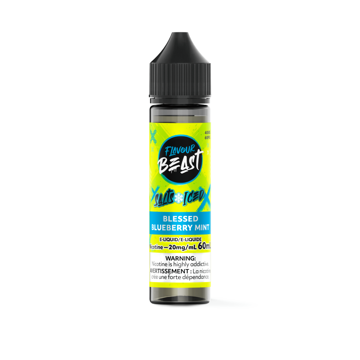 Flavour beast salt 60ml blessed blueberry mint Flavour beast salt 60ml blessed blueberry mint