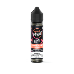 Flavour beast salt 60ml packin peach berry