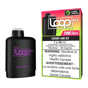 Stlth loop max 70k cherry lime ice