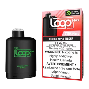 Stlth loop max 70k double apple shisha