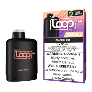 Stlth loop max 70k peach berry