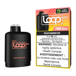 Stlth loop max 70k peach mango ice