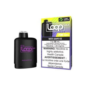 Stlth loop max 70k white grape ice
