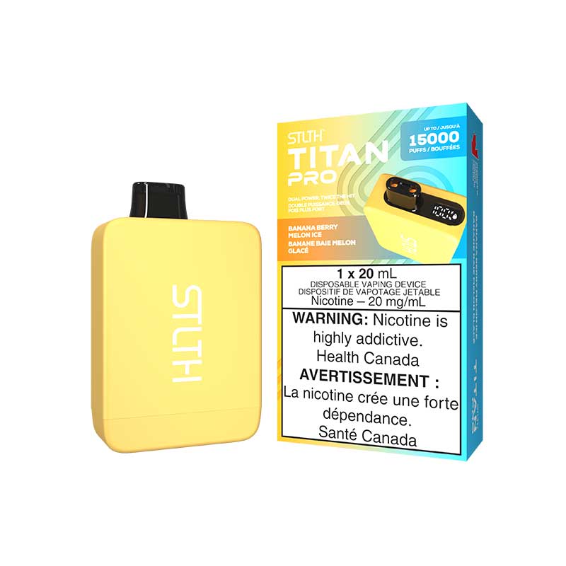Stlth titan pro banana berry melon ice Stlth titan pro banana berry melon ice