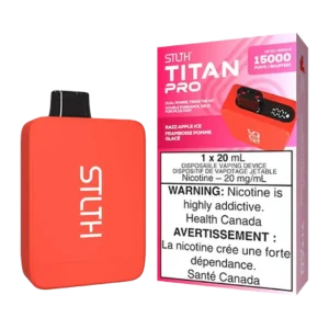 stlth titan pro razz apple ice
