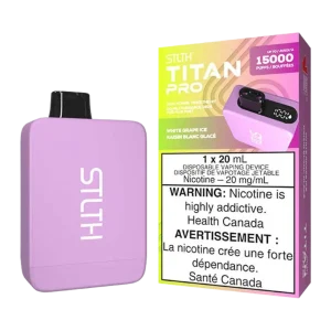 stlth titan pro white grape ice