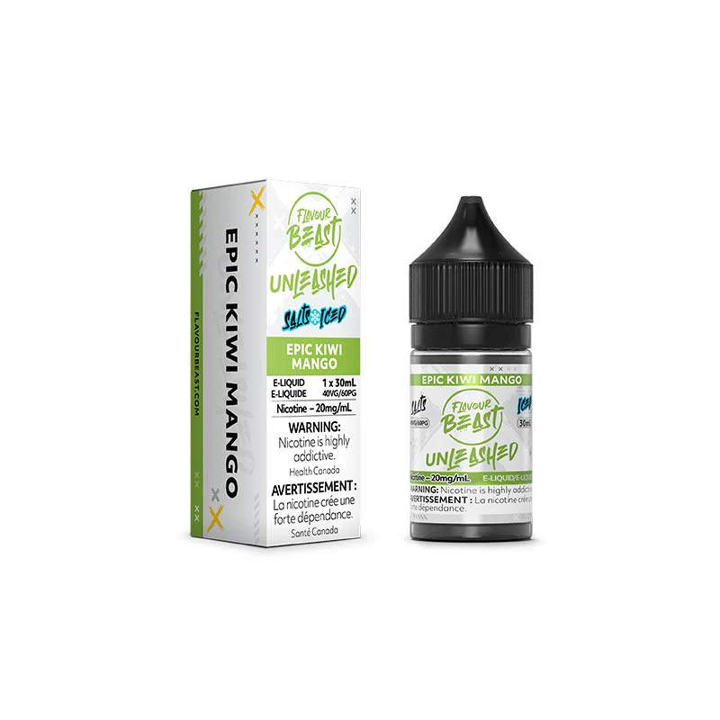 Flavour Beast Unleashed Salt 30ml epic kiwi mango Flavour Beast Unleashed Salt 30ml epic kiwi mango