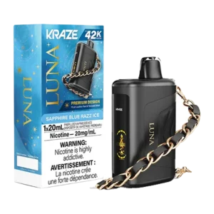 Kraze luna 42k sapphire blue razz ice