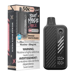 Flavour beast mode max 2 wicked white peach ice Flavour beast mode max 2 wicked white peach ice