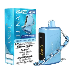 Kraze luna 42k Aquamarine star b ice